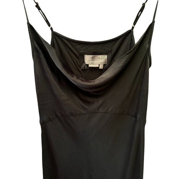 Anthropologie Elyse Cowl Neck Slip Dress in Black, Size Small - Picture 6 of 8